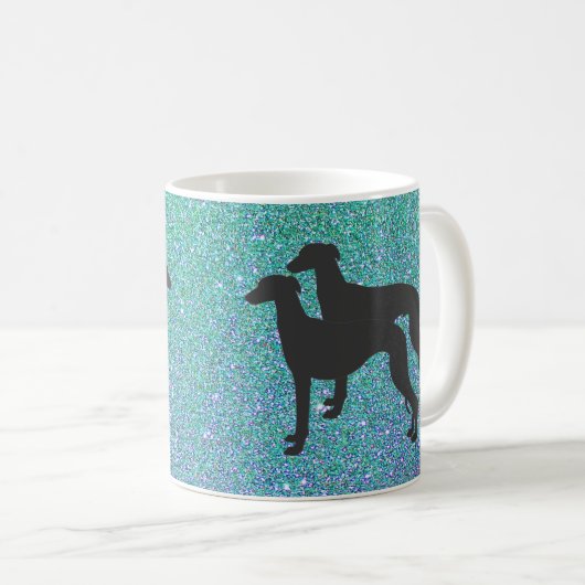 Whippet Kaffeetasse (VorderseiteRechts)