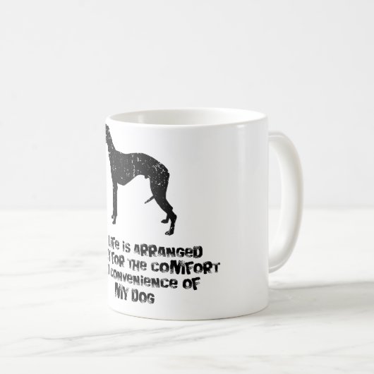 Whippet Kaffeetasse (VorderseiteRechts)
