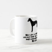 Whippet Kaffeetasse (Vorderseite Links)