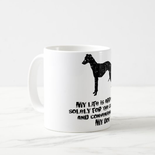 Whippet Kaffeetasse (Vorderseite Links)