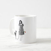 Whippet Kaffeetasse (Vorderseite Links)