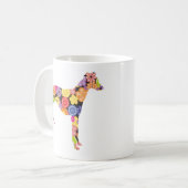 Whippet Kaffeetasse (Vorderseite Links)