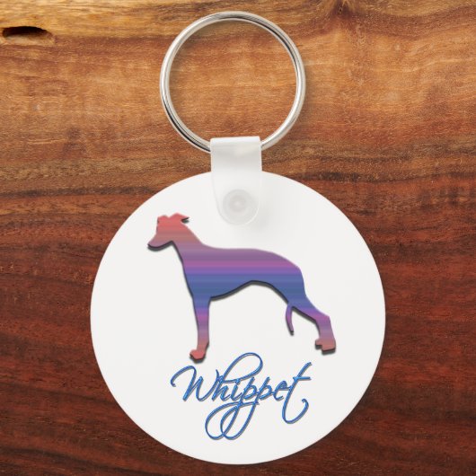 Whippet Key Chain Schlüsselanhänger (Vorderseite)