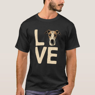 Whippet-Kunst für Männer Frauen Kinder Whippet-Hun T-Shirt