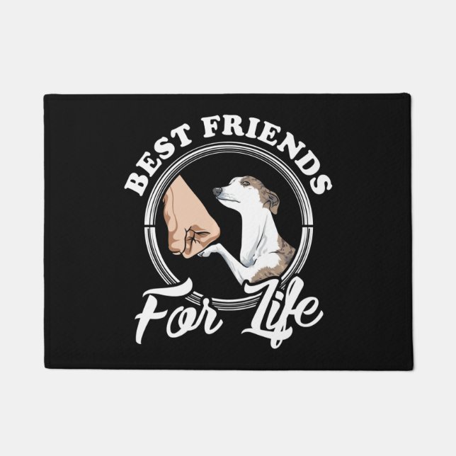Whippet Lover Geschenke Whippet Lovers Sweet Fußmatte (Vorderseite)