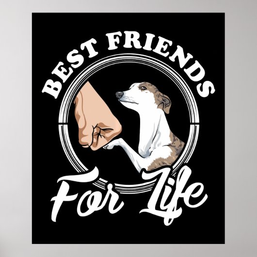 Whippet Lover Geschenke Whippet Lovers Sweet Poster (Vorne)