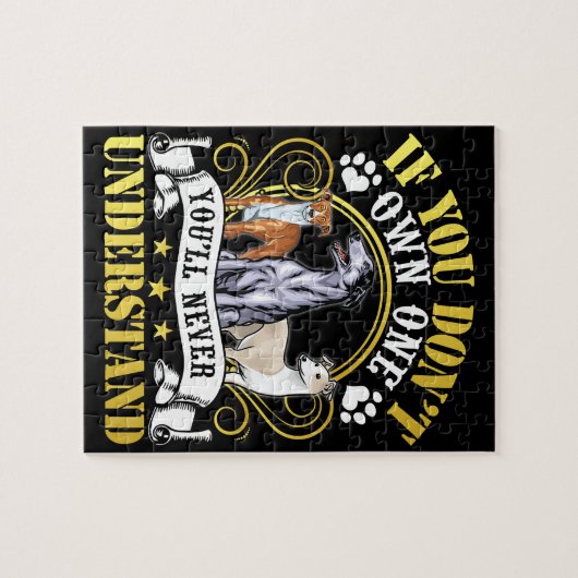 Whippet Lover | Ich besitze eine Whippet, also ver Puzzle (Horizontal)