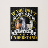 Whippet Lover | Ich besitze eine Whippet, also ver Puzzle (Vertikal)