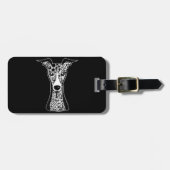 Whippet Lover| Italienische Greyhound Face Graphic Gepäckanhänger (Vorderseite horizontal)