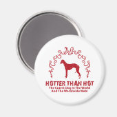Whippet Magnet (Vorderseite/Rückseite)