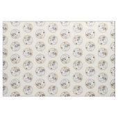 Whippet Malerei Brindle White Original Hunde Kunst Stoff (Fat Quarter (45,7 x 55,9 cm))