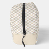 Whippet Malerei Brindle White Original Hunde Kunst Waschbeutel (Rechts)