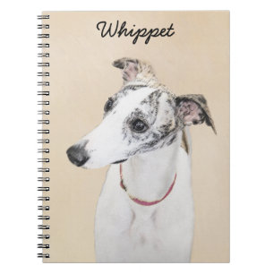 Whippet-Malerei - Niedliche Original-Hundekunst Notizblock
