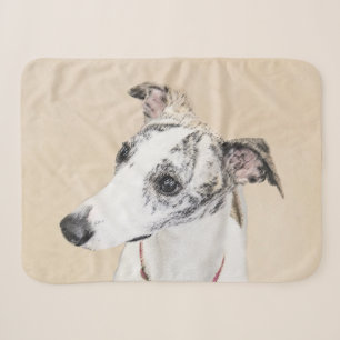 Whippet-Malerei - Süße originelle Hundekunst Sherpadecke