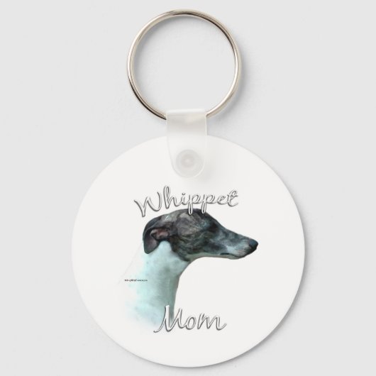 Whippet Mama 2 Schlüsselanhänger (Vorderseite)