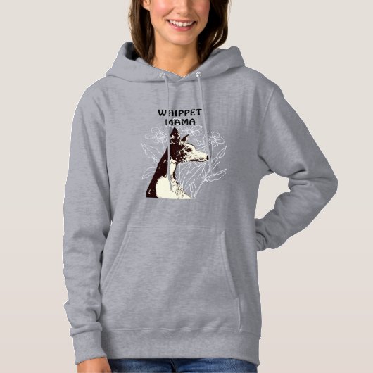 Whippet MAMA Hoodie (Vorderseite)