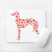 Whippet Mousepad (Mit Mouse)