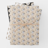 Whippet Painting - Niedliche Original Hunde Kunst Geschenkpapier Set (Beispiel)