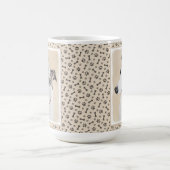 Whippet Painting - Niedliche Original Hunde Kunst Kaffeetasse (Mittel)