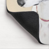 Whippet Painting - Niedliche Original Hunde Kunst Mousepad (Ecke)