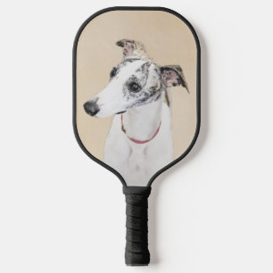 Whippet Painting - Niedliche Original Hunde Kunst Pickleball Schläger