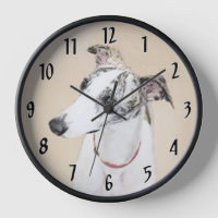 Whippet Painting - Niedliche Original Hunde Kunst
