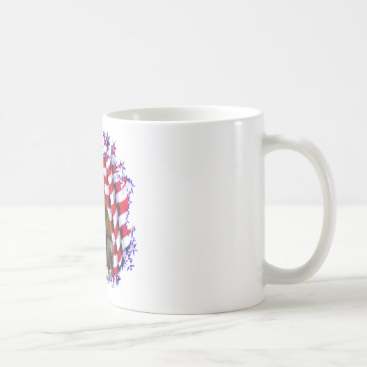 Whippet Patriot Kaffeetasse (Rechts)