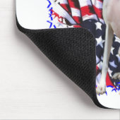 Whippet Patriot Mousepad (Ecke)