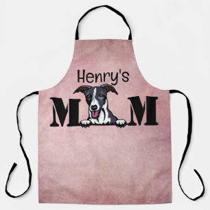Whippet Peeking Personalisierte Mama Schürze