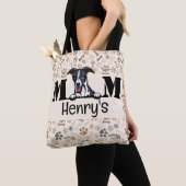 Whippet Peeking Personalisierte Mama Tasche (Von Nahem)