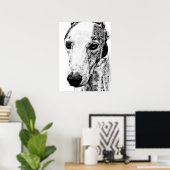 Whippet Poster (Heimbüro)