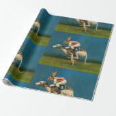 Whippet Racer Wrapping Paper Geschenkpapier (Ungerollt)