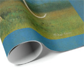 Whippet Racer Wrapping Paper Geschenkpapier (Rolleneckpunkt)