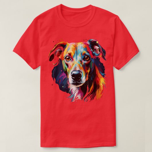 Whippet Rainbow T-Shirt (Design vorne)