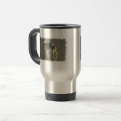 Whippet rostfreie Reise-Tasse Reisebecher (Vorderseite Links)