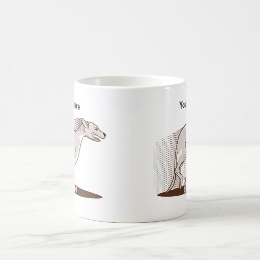Whippet Running Kaffeetasse (Mittel)