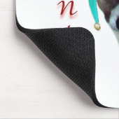 Whippet Santa Paws Mousepad (Ecke)