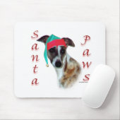 Whippet Santa Paws Mousepad (Mit Mouse)