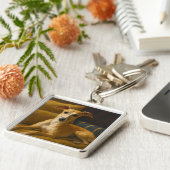 Whippet Schlüsselanhänger (Seite)