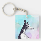 Whippet Schlüsselanhänger (Vorderseite)