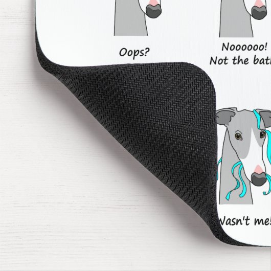 Whippet Semaphor Mousepad (Ecke)