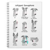 Whippet Semaphor Notizblock (Vorderseite)