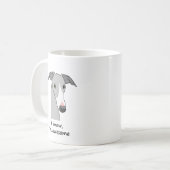 Whippet Semaphore Coffee Tasse #1 (Vorderseite Links)