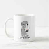 Whippet Semaphore Coffee Tasse #3 (Links)