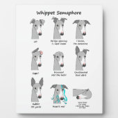 Whippet Semaphore Fotoplatte (Vorderseite)