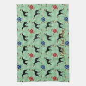 Whippet Shadow Geschirrtuch (Vertikal)