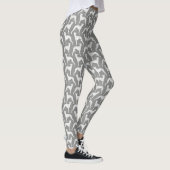 Whippet Silhouette-Muster Leggings (Rechts)