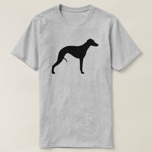Whippet Silhouette T-Shirt (Design vorne)