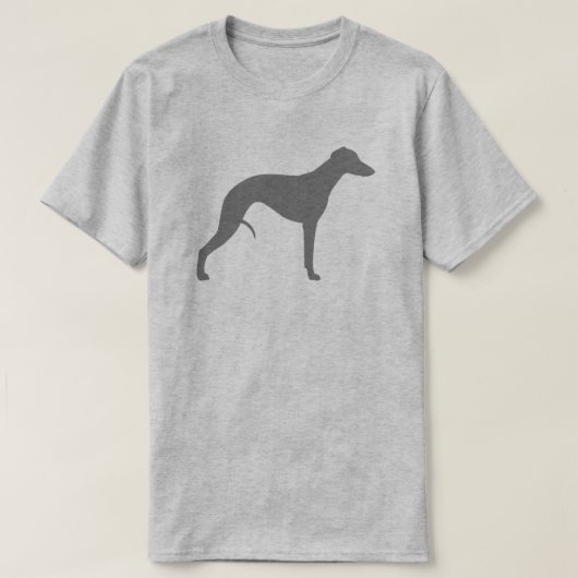 Whippet Silhouette T-Shirt (Design vorne)
