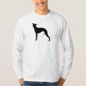 Whippet Silhouette T-Shirt (Vorderseite)